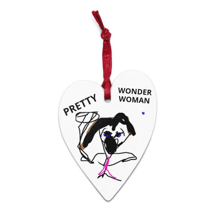 Pretty Wonder Woman Trashmas Ornament product image (2)