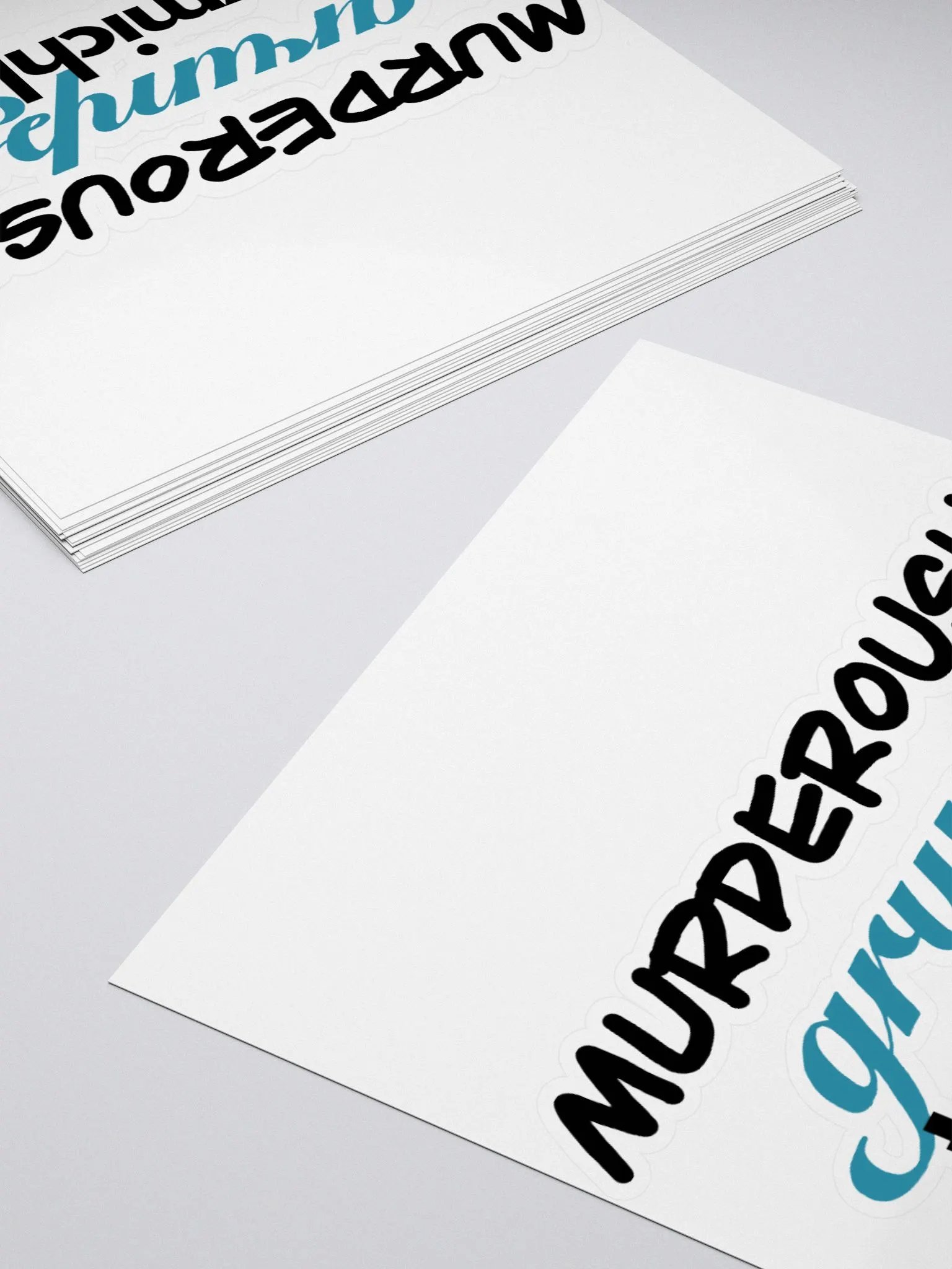 Grumpy Sticker - BLUE product image (4)