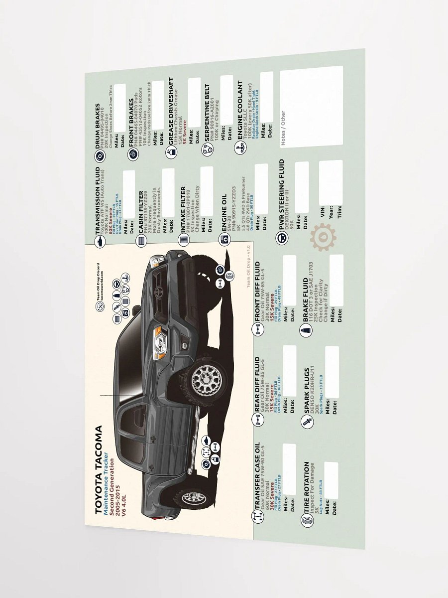 2nd GEN MAINTENANCE TRACKER V1.0 - Magnetic Gray product image (4)