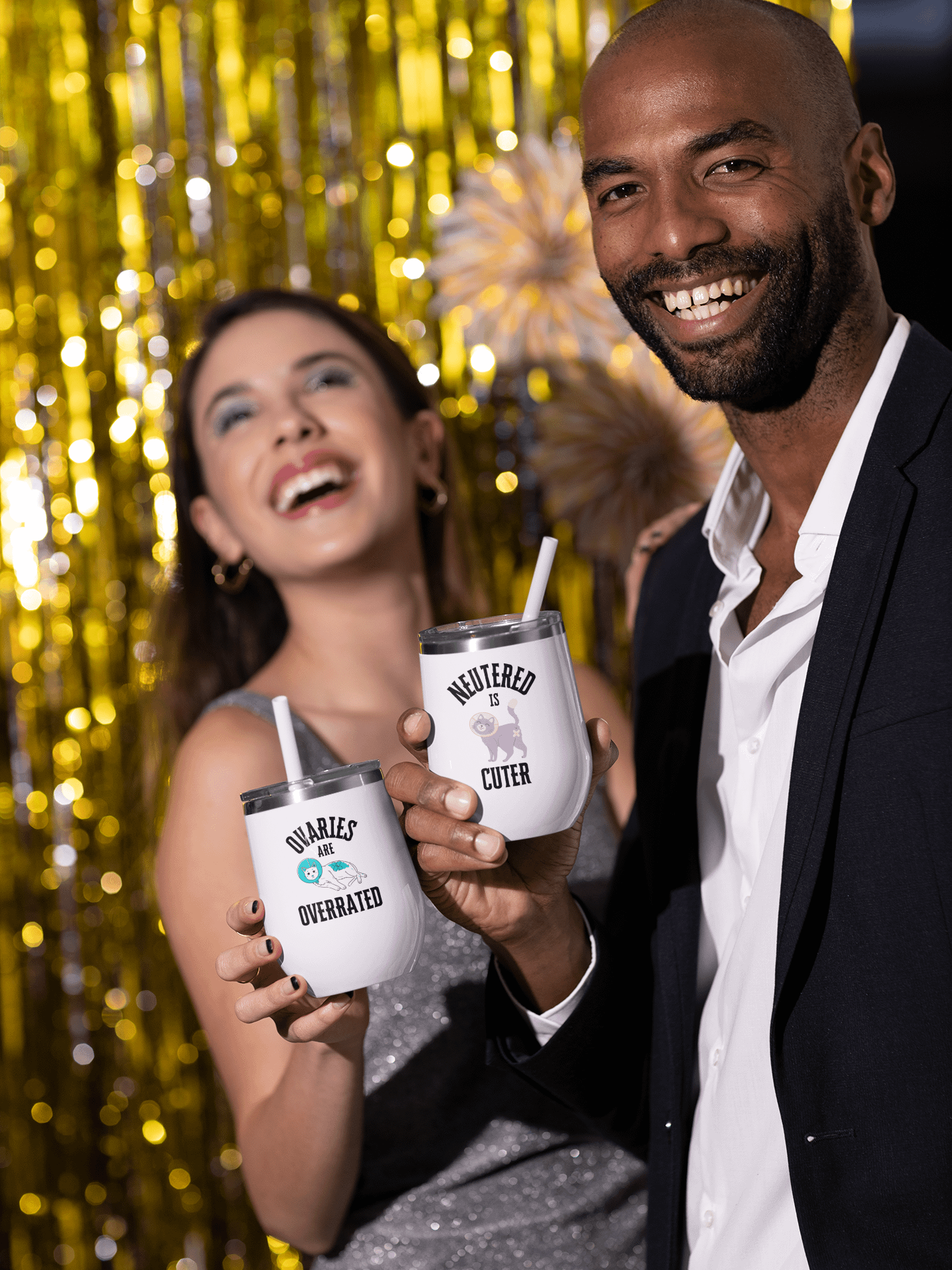 Ovaries are Overrated Wine Tumbler product image (2)