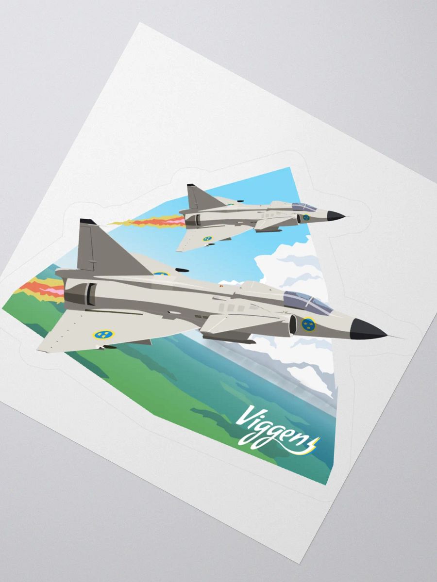 SAAB J37 Viggen Formation Sticker product image (2)