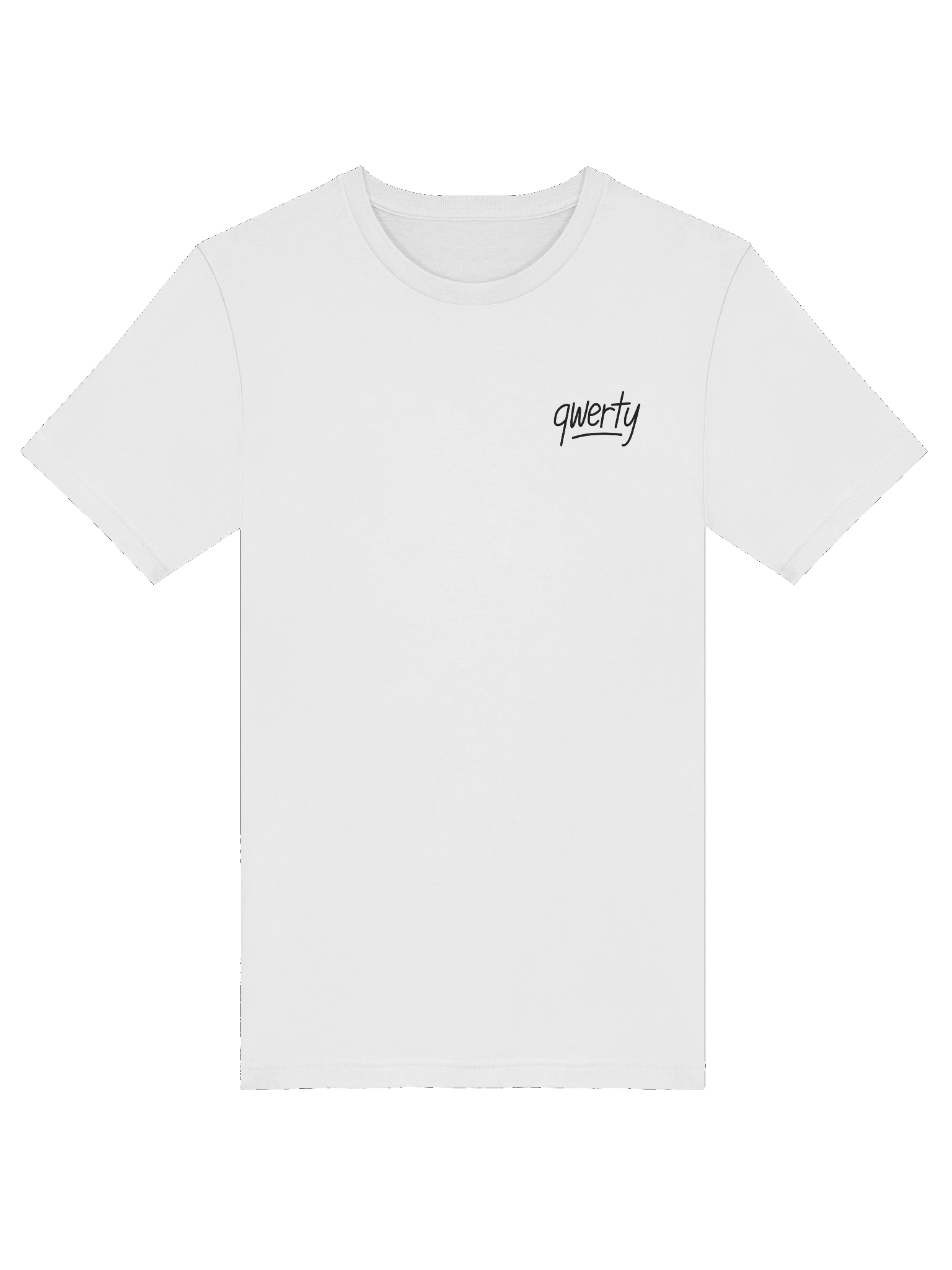 qwerty Tee (white) product image (5)