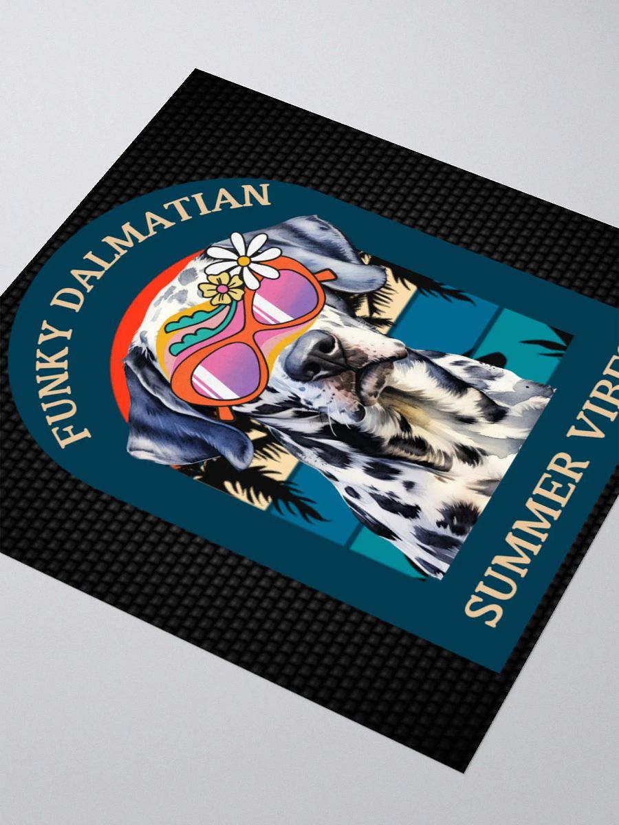 Funky Dalmatian Summer Vibes Kiss Cut Sticker product image (9)