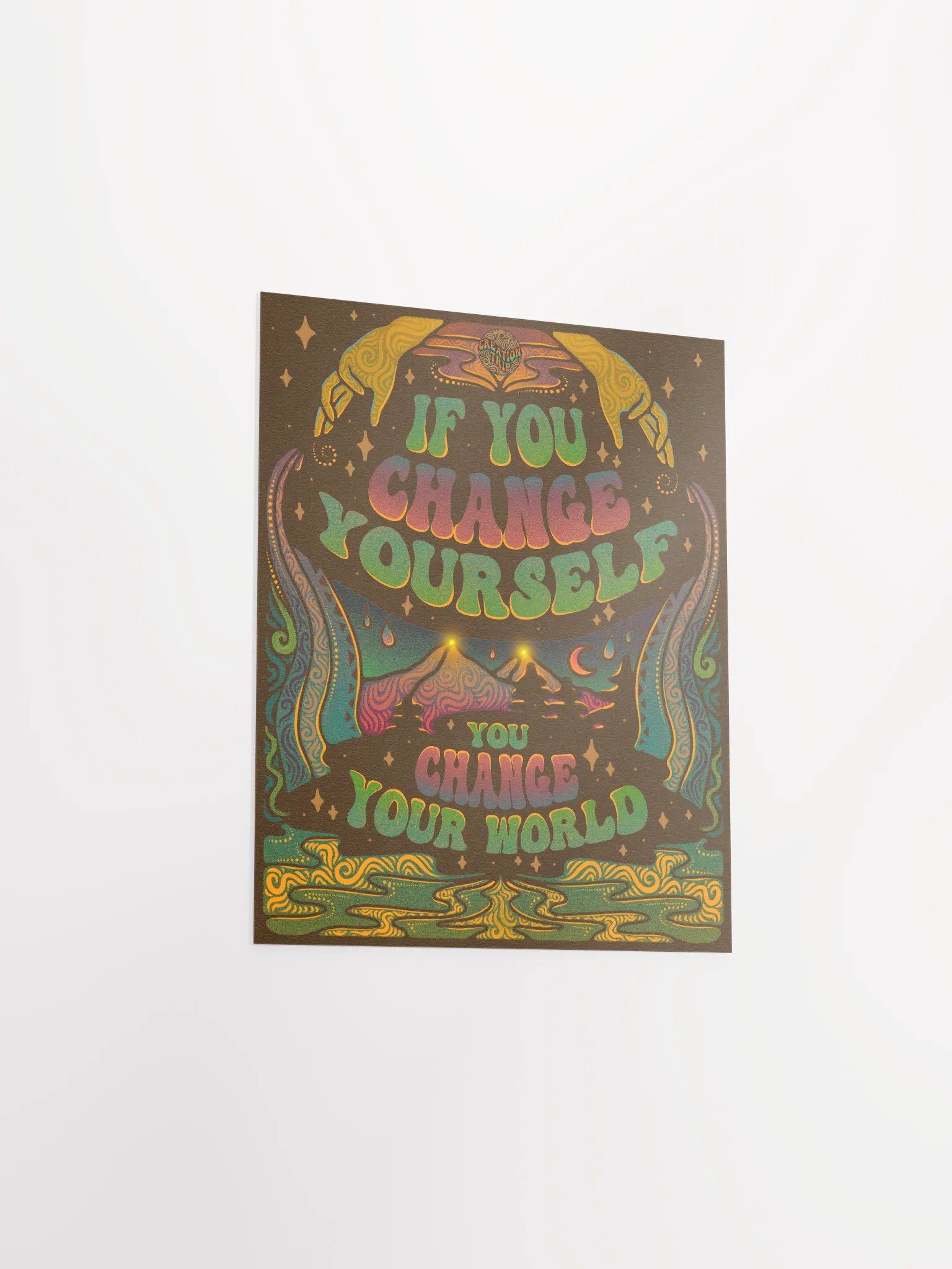 Matte Poster - Change Yourself, Change Your World product image (3)