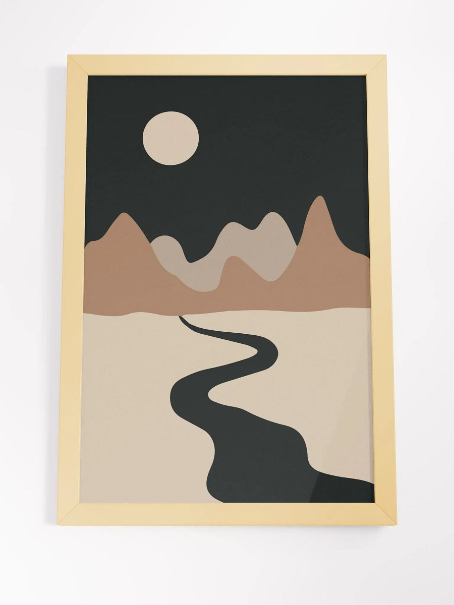 Ethereal Mountain Journey Framed Poster product image (21)