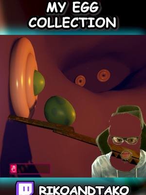 Look at my EGG COLLECTION🥚 Twitch AND YouTube: @RikoandTako  #gaming #vtuber #funnytiktok #indiegames #horrorgame#fivenightsatfreddy