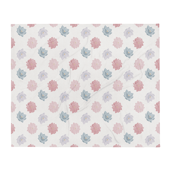 Pastel Petals Throw Blanket product image (1)