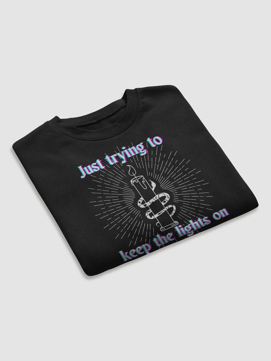 "Just Trying to Keep the Lights On" Cropped Sweater product image (7)
