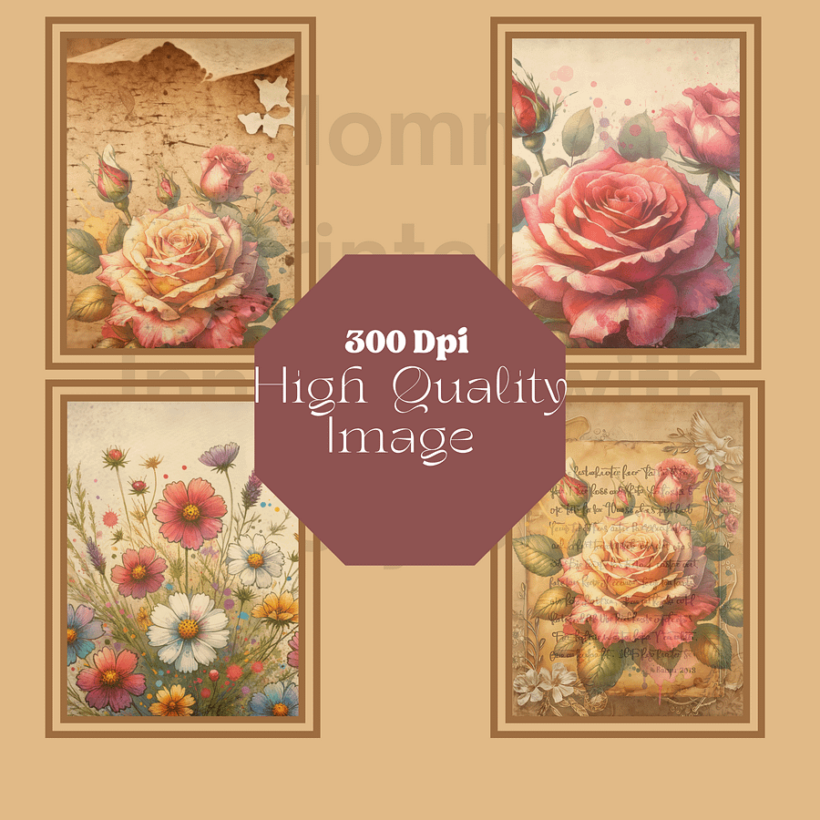Botanical Junk Journal Paper product image (4)