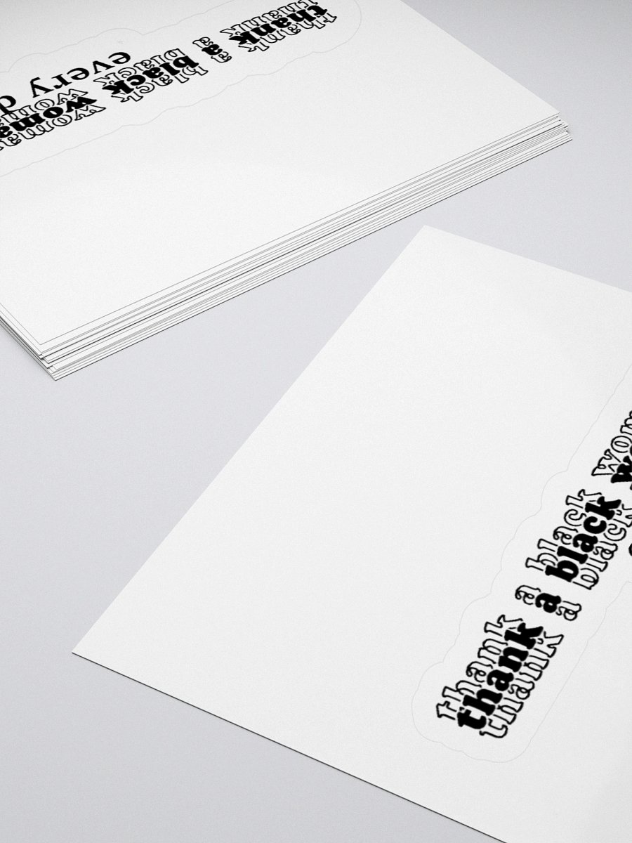Thank A Black Woman | Vinyl Sticker product image (14)