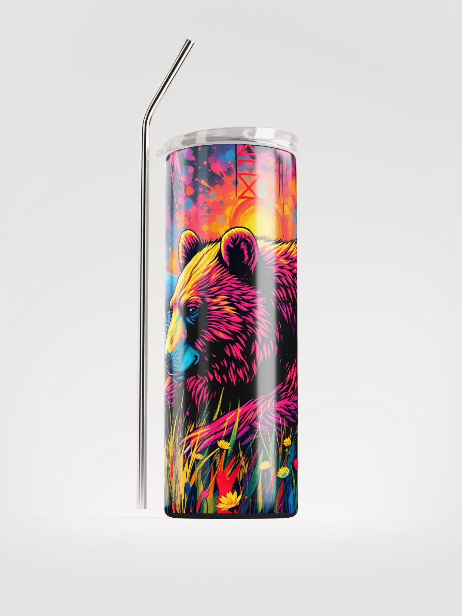 Sunrise Bear Stainless Steel Tumbler product image (1)