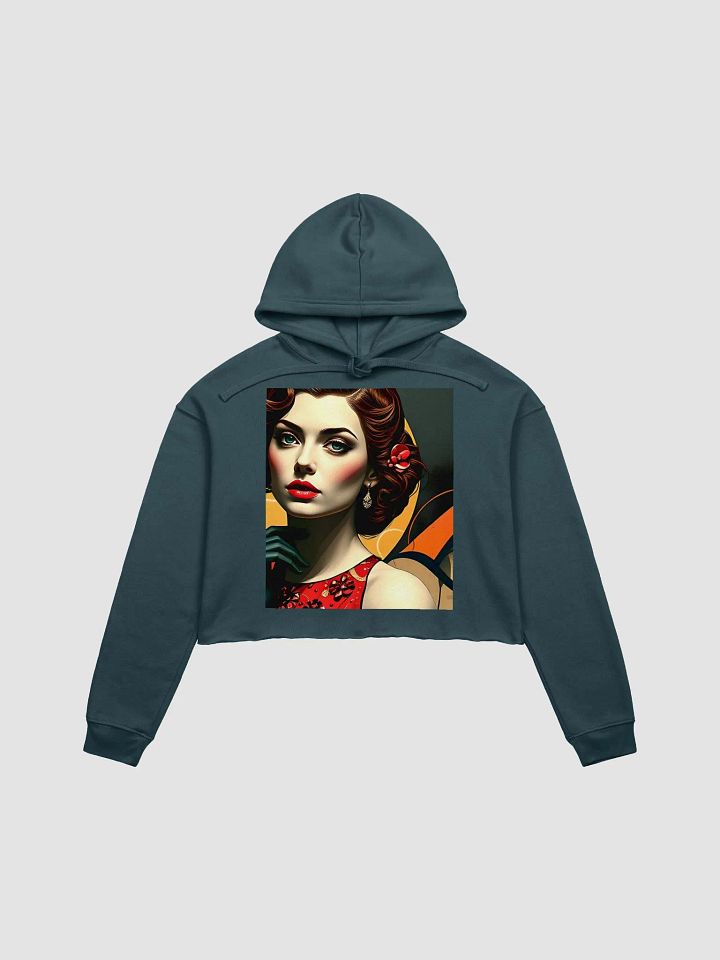 Cozy Chic: Bella+Canvas Fleece Crop Hoodie product image (1)