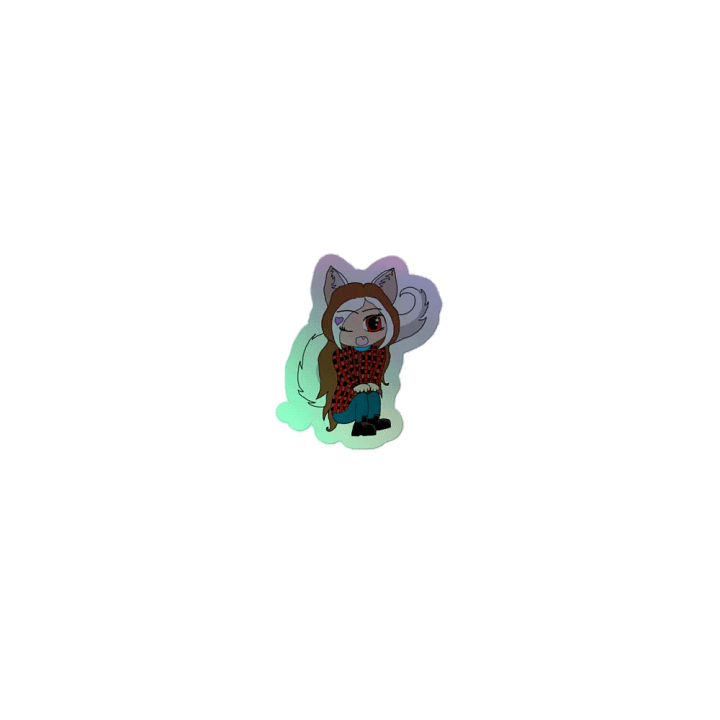 wolfie blep sticker product image (1)