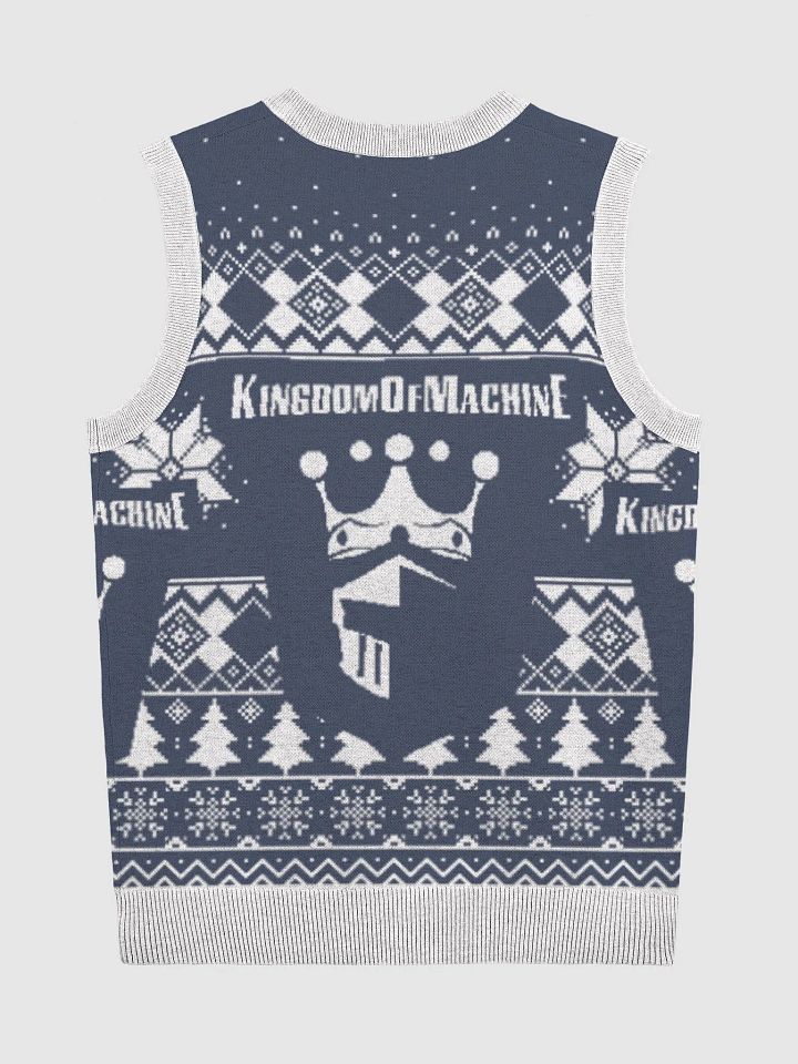 King's Blue vest Knitted V-Neck Vest product image (2)