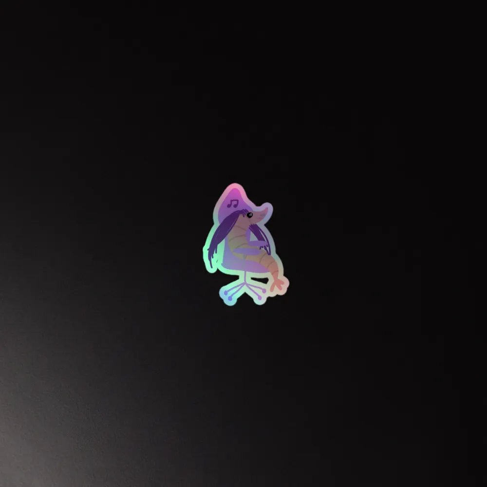 Gaymer Shrimp Sticker - Holographic product image (2)