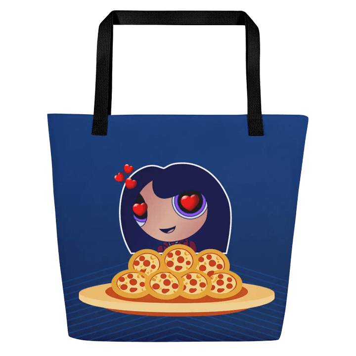 Pizza Love Tote Bag - Blue product image (1)
