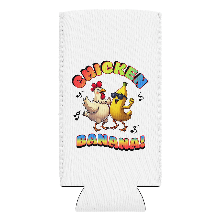 Chicken Banana Dancing Cool Can Cooler product image (1)