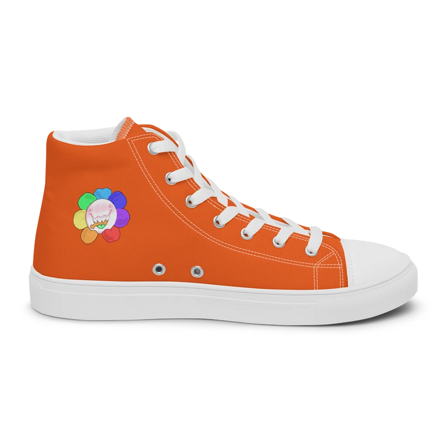 Orange and White Flower Sneakers product image (6)