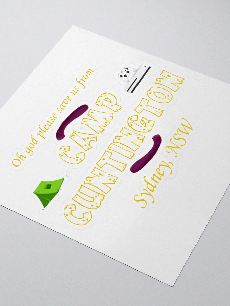 Camp C*ntington Sticker product image (9)