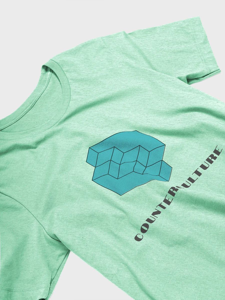 Isometric Cubes Teal T-Shirt product image (3)