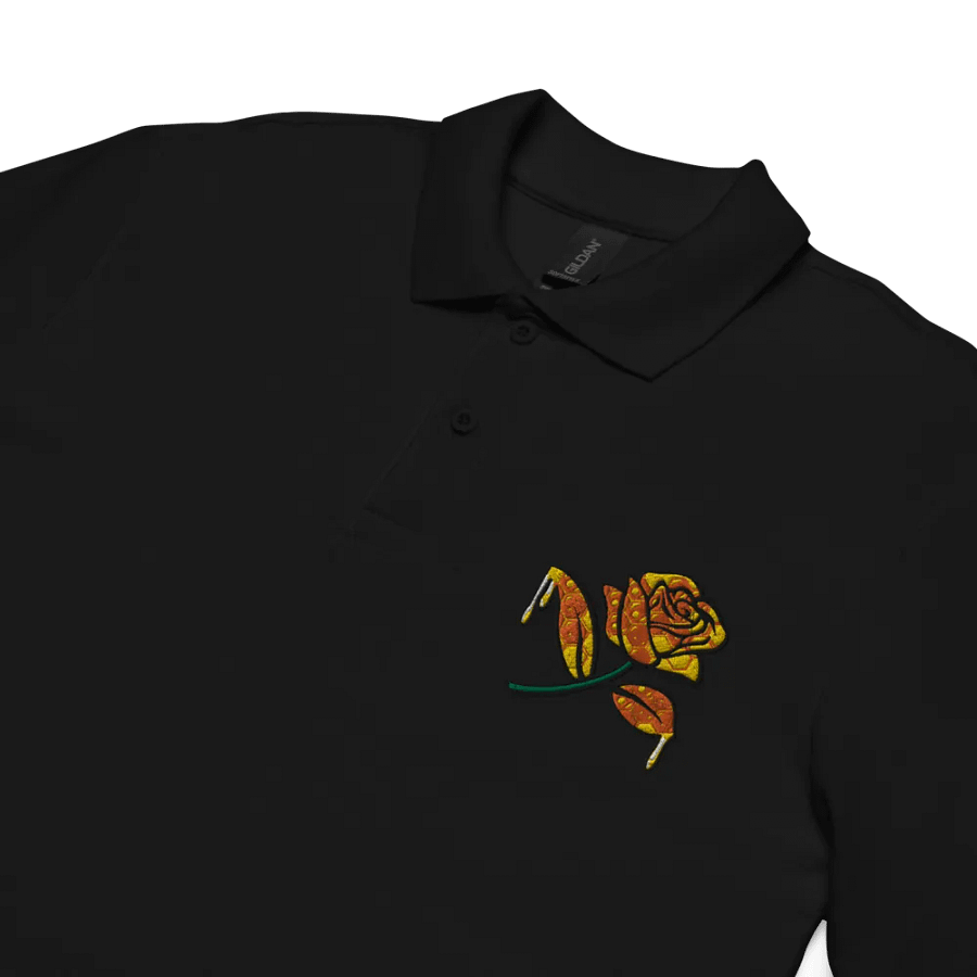 UNISEX HOT BOX FAM JFLOW ROSE DRIP EMOTE POLO product image (10)