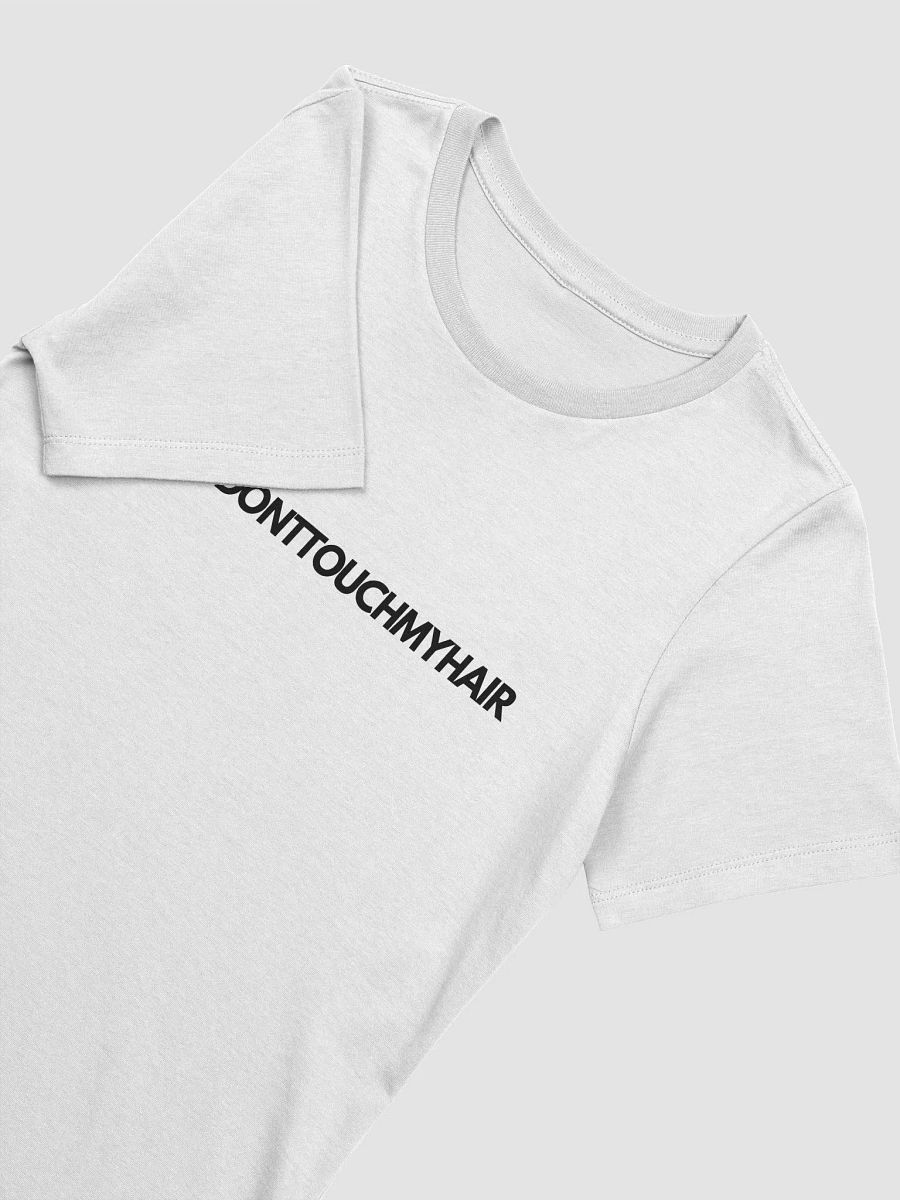 ABC Don't Touch My Hair Tee (white - relaxed fit) product image (3)
