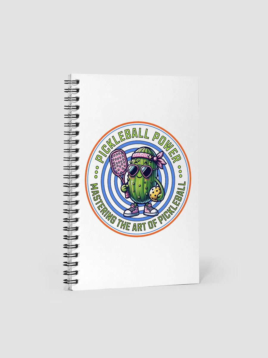 Pickleball Power Mastering The Art Of Pickleball Spiral Notebook product image (2)