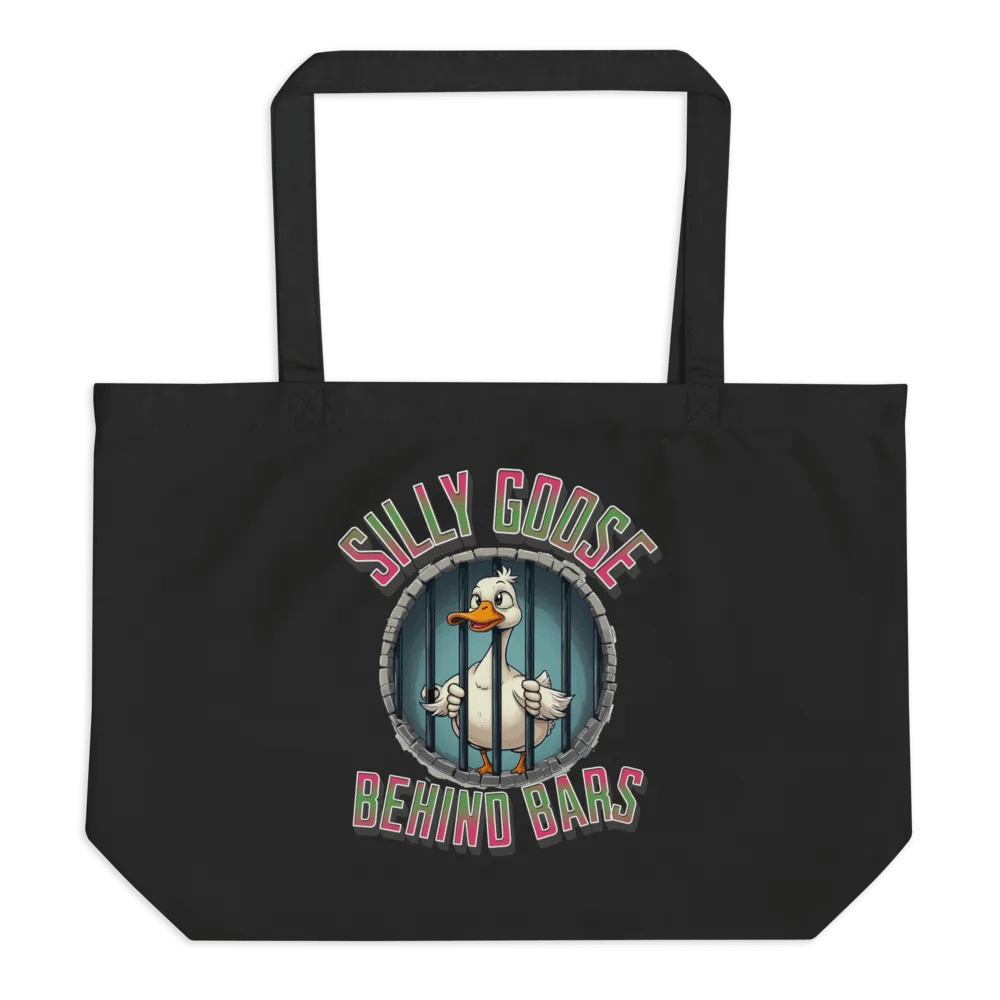 Silly Goose Behind Bars Organic Tote product image (1)