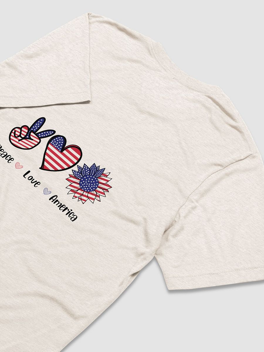 Patriotic Peace and Love Tee product image (17)