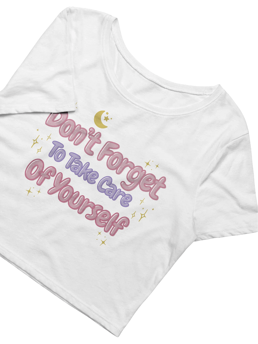 Whimsical Self-Care Crop Tee product image (3)