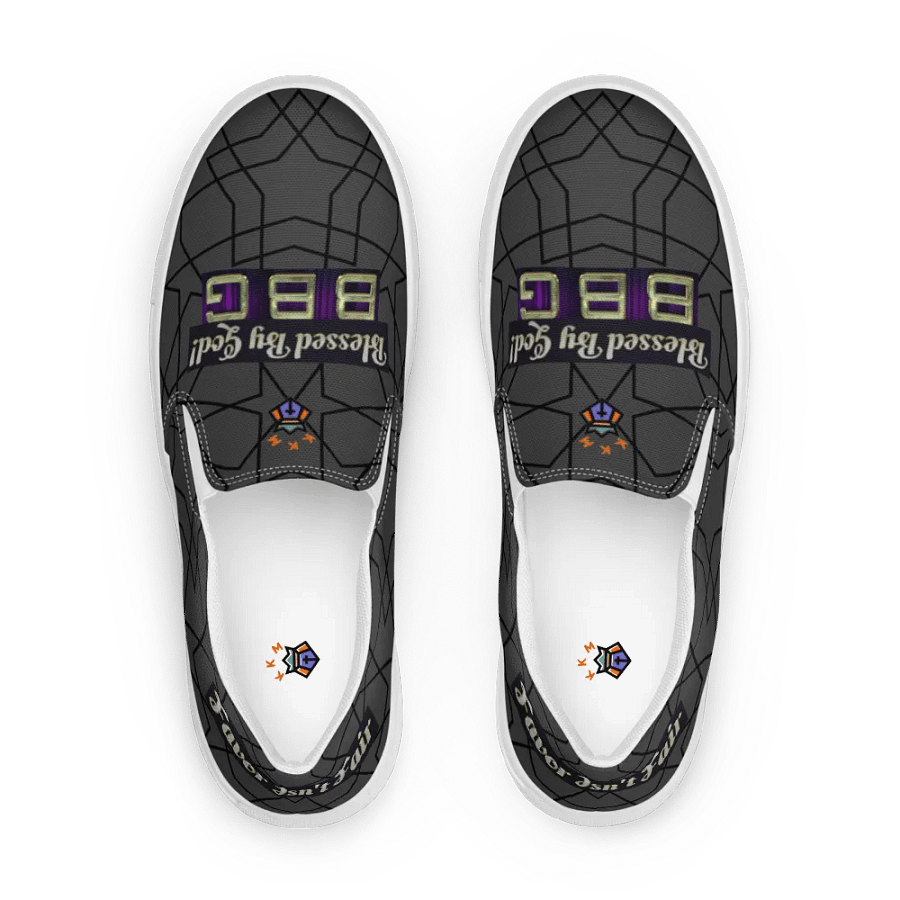 BBG Dark Grey & Black Men's Slip Ons product image (9)