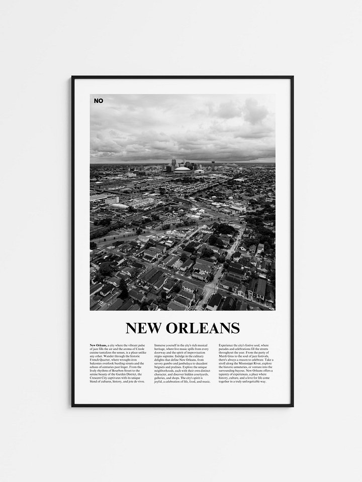 New Orleans 01 Newspaper Poster product image (1)
