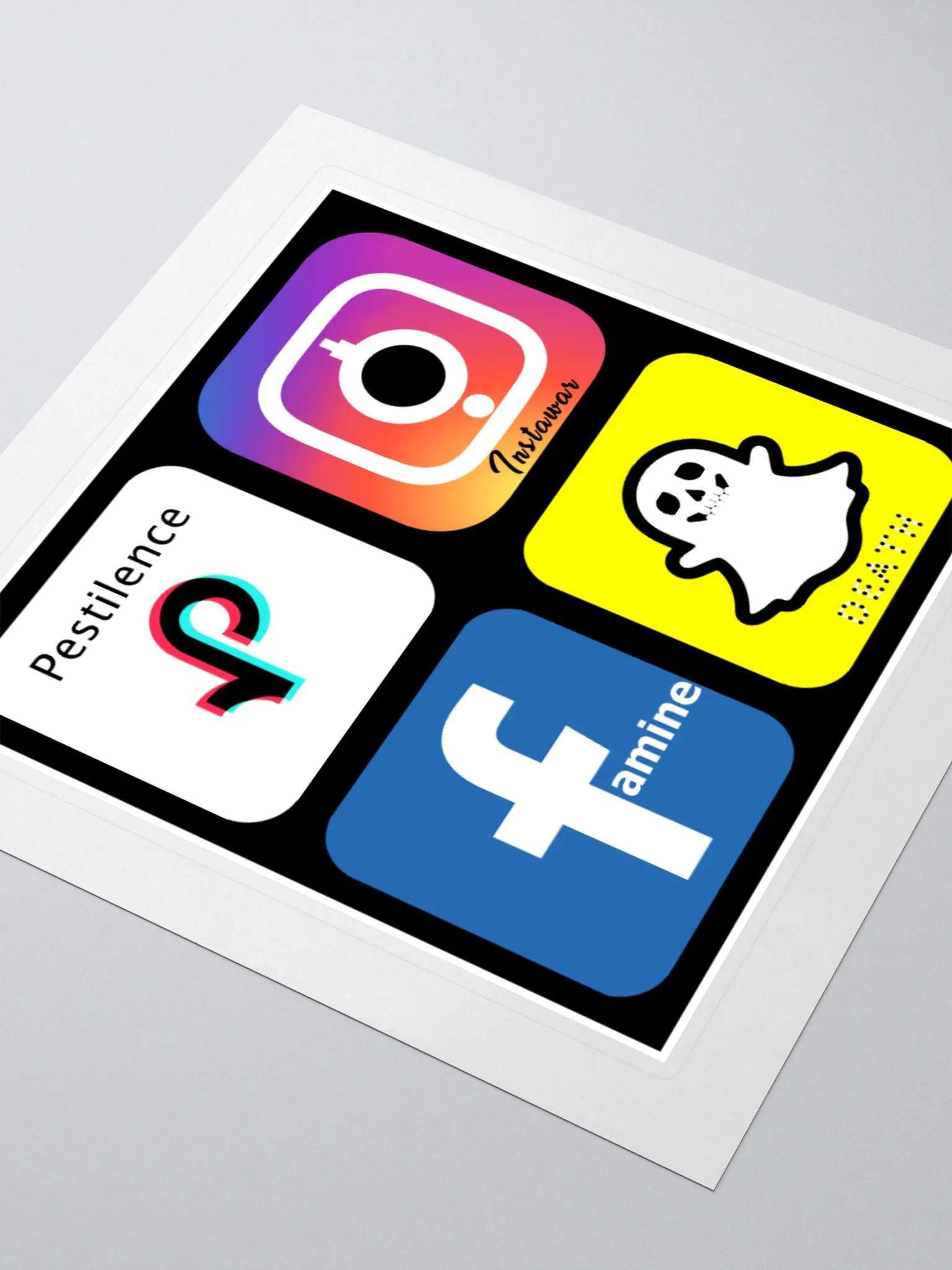 4 apps of the Apocalypse Sticker product image (9)