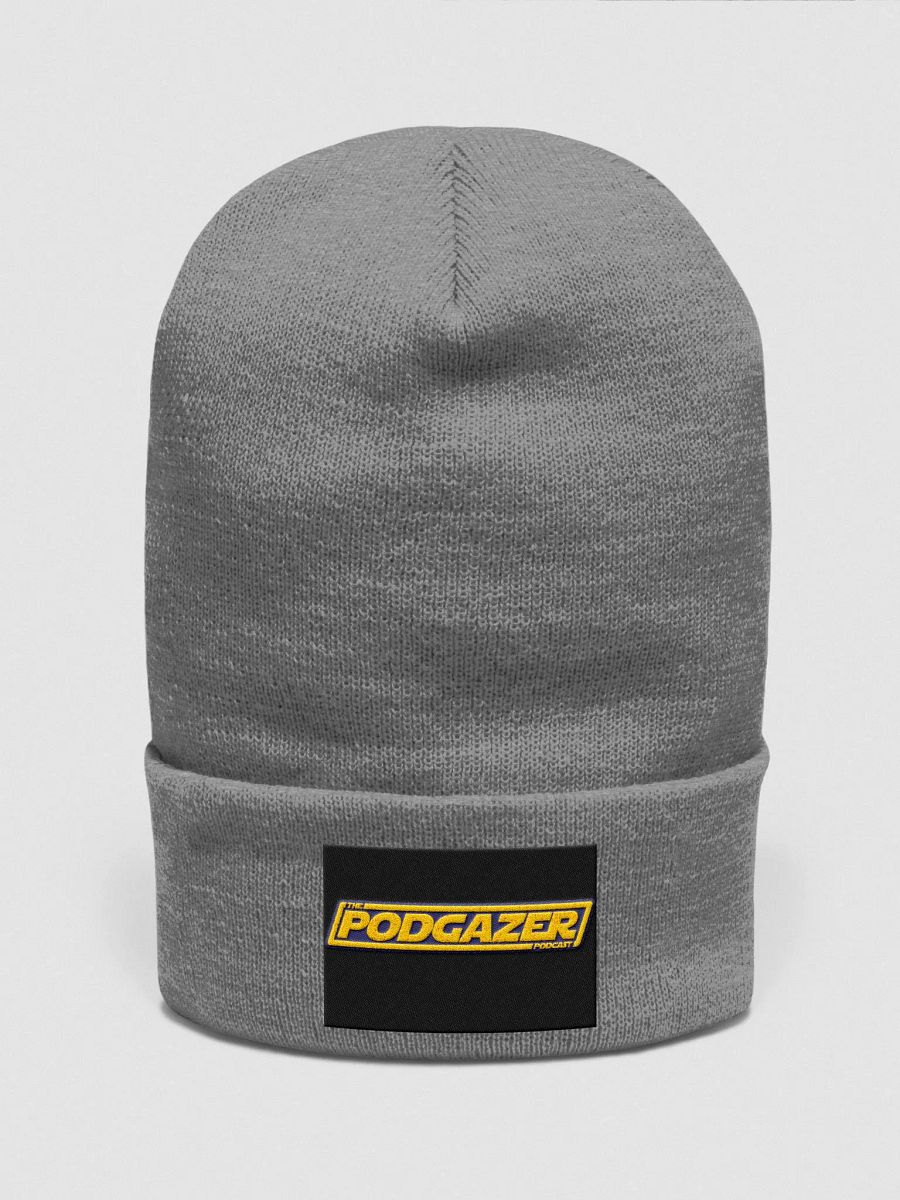 PodGazer Beanie (Gray) product image (1)
