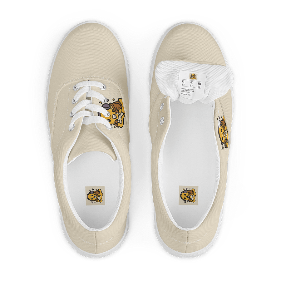Playful Gamer Yellow Cartoon Canvas Shoes product image (6)
