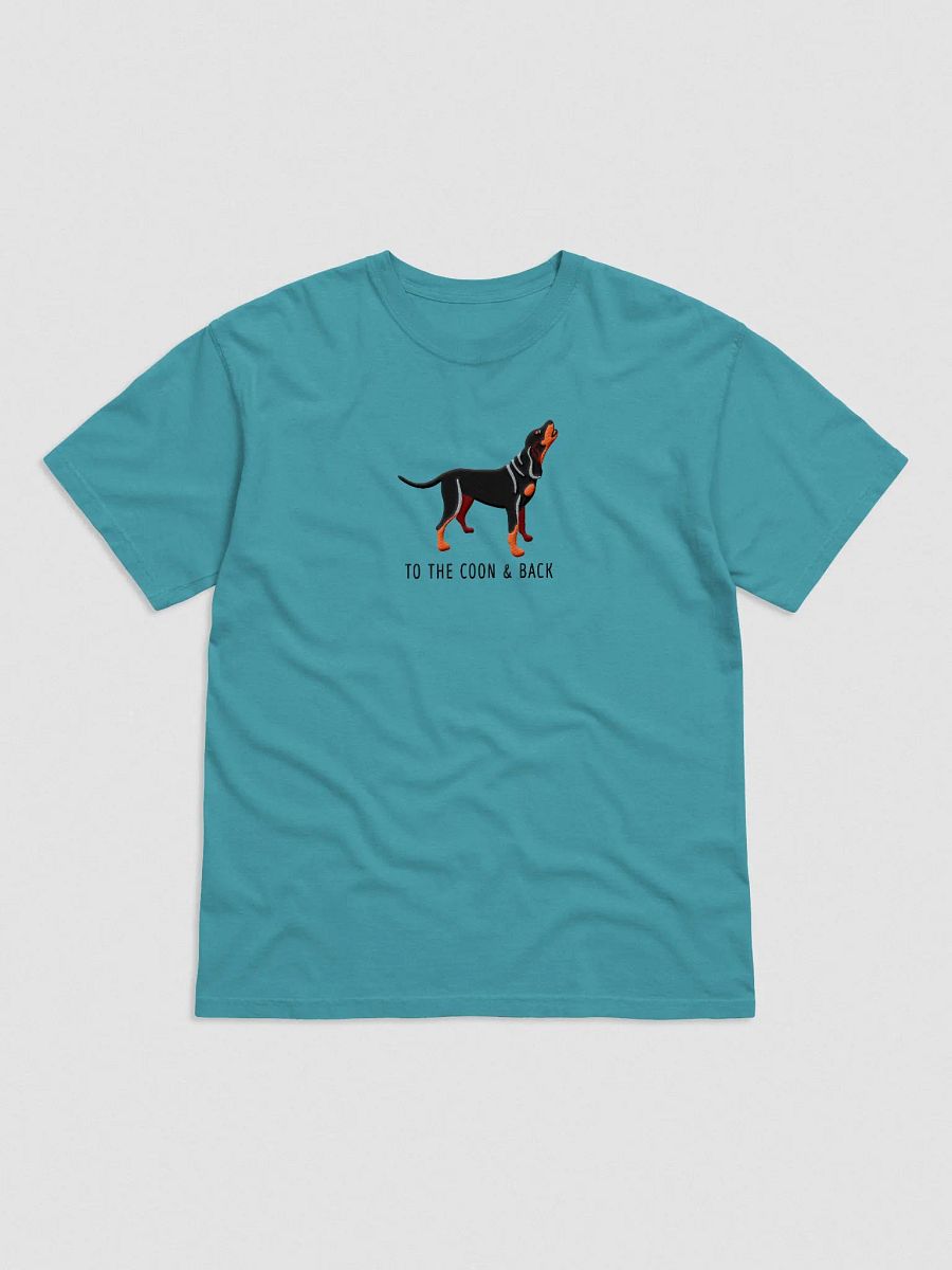 To the Coon and Back T-Shirt(Embroidered) of a Black and Tan Coonhound product image (4)