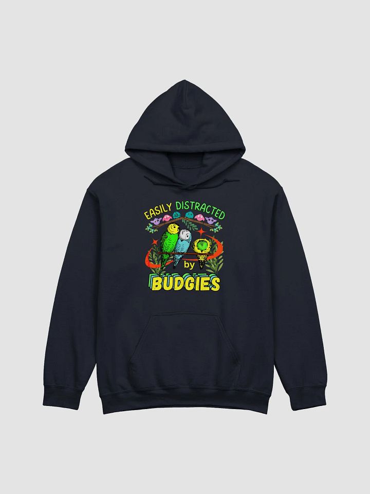 Easily Distracted By Budgie Paradise Hoodie product image (13)