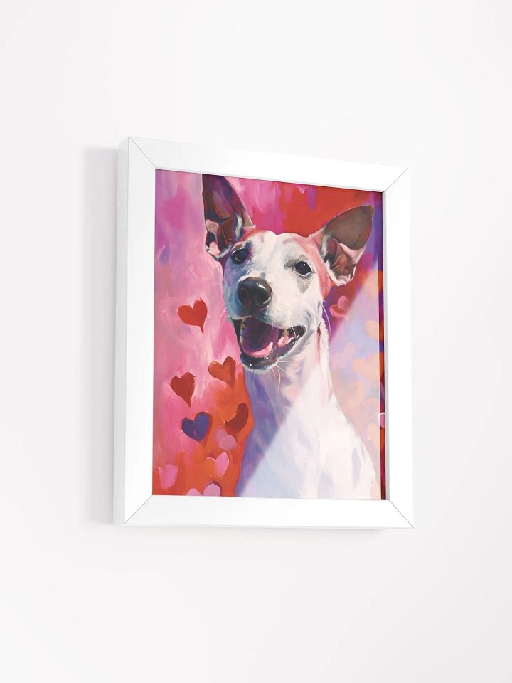 Joyful Whippet Love - Framed Matte Poster product image (2)