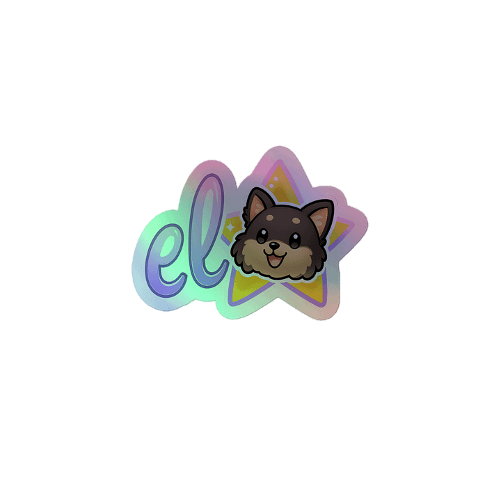 el☆ Holographic Sticker product image (1)