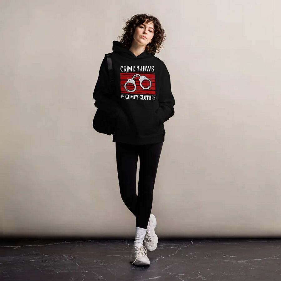 CrimeClothes Crime Shows and Comfy Clothes Premium Oversized Hoodie product image (9)