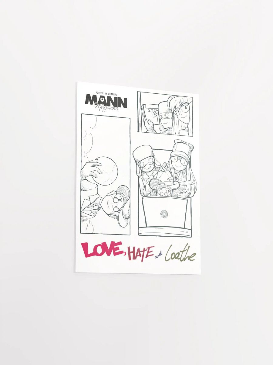 Love, Hate, and Loathe Commemorative Poster product image (10)