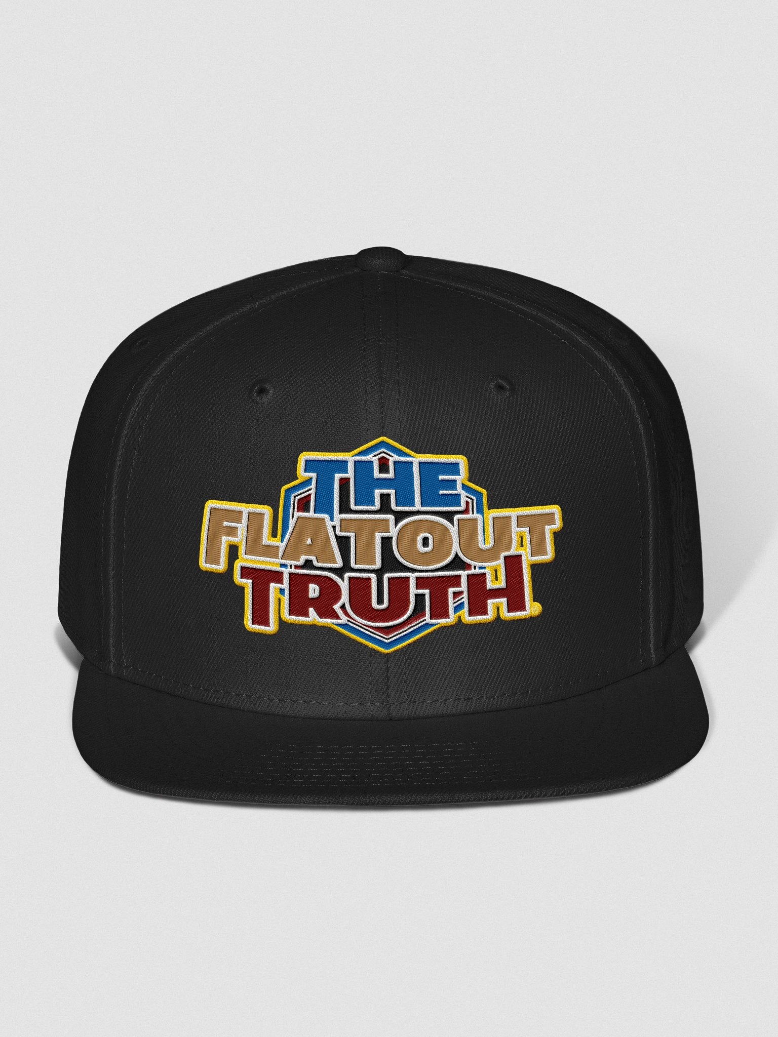 TFOT Embroidered Sandy Hex Flat Snapback Hat product image (4)