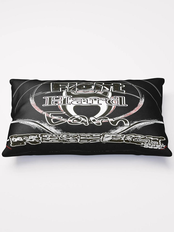 Fight Hard Earn Respect - Black - Basic Pillow product image (1)
