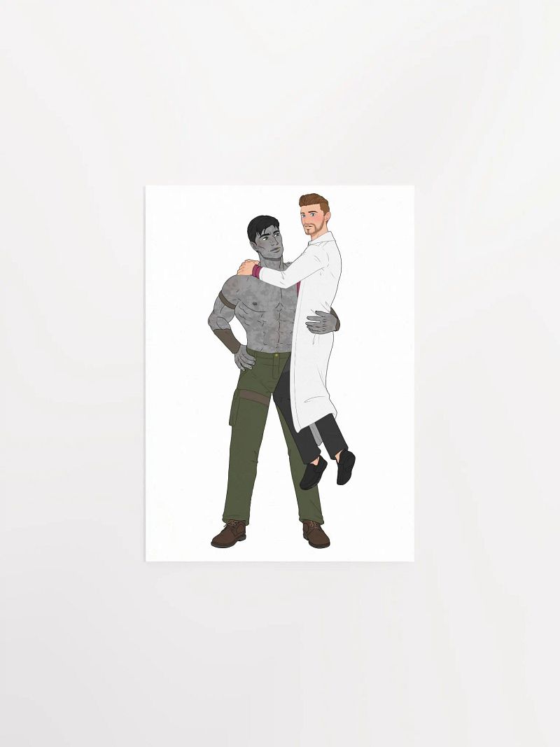 Ogres and other Dating Dilemmas - Troy and Sean print