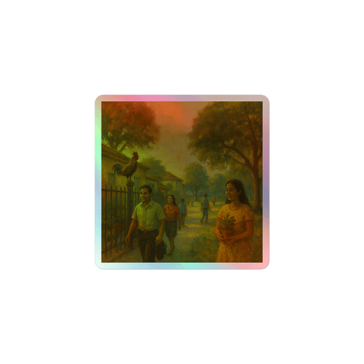 Track 16 – El Sonido de la Comunidad | Holographic Sticker product image (1)