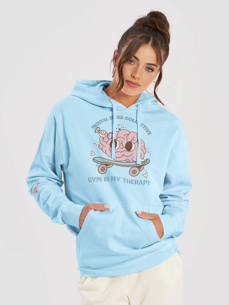Gym Is My Therapy Unisex Hoodie - Fitness Motivation for a Healthy Mindset product image (45)