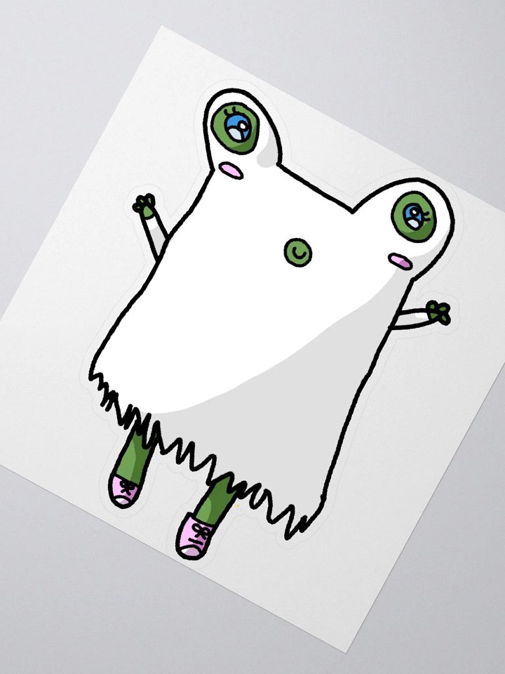 Ghost Frog Sticker by Grim Jr. product image (2)