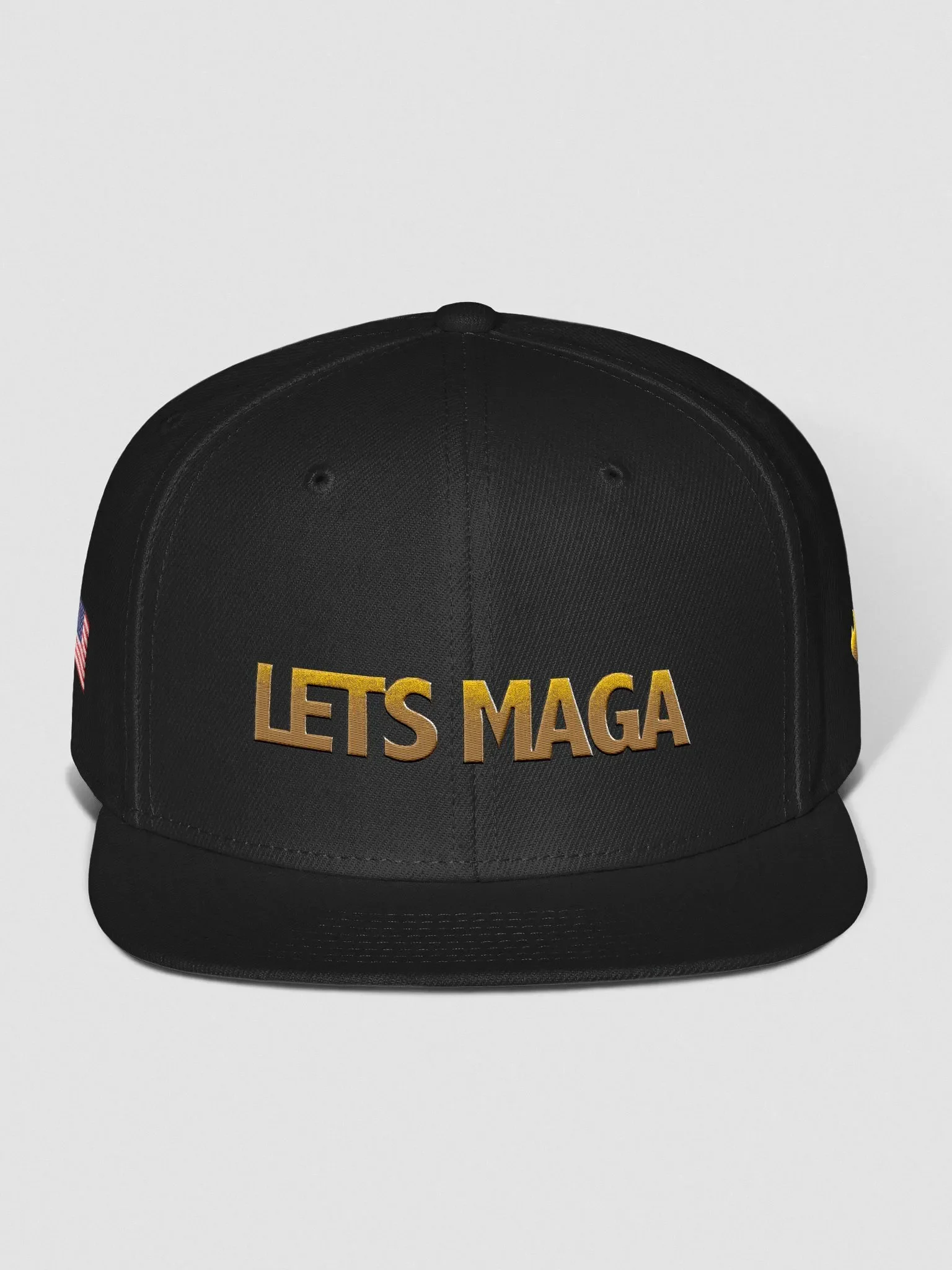 LETS MAGA Ember Wool Snapback Cap product image (9)