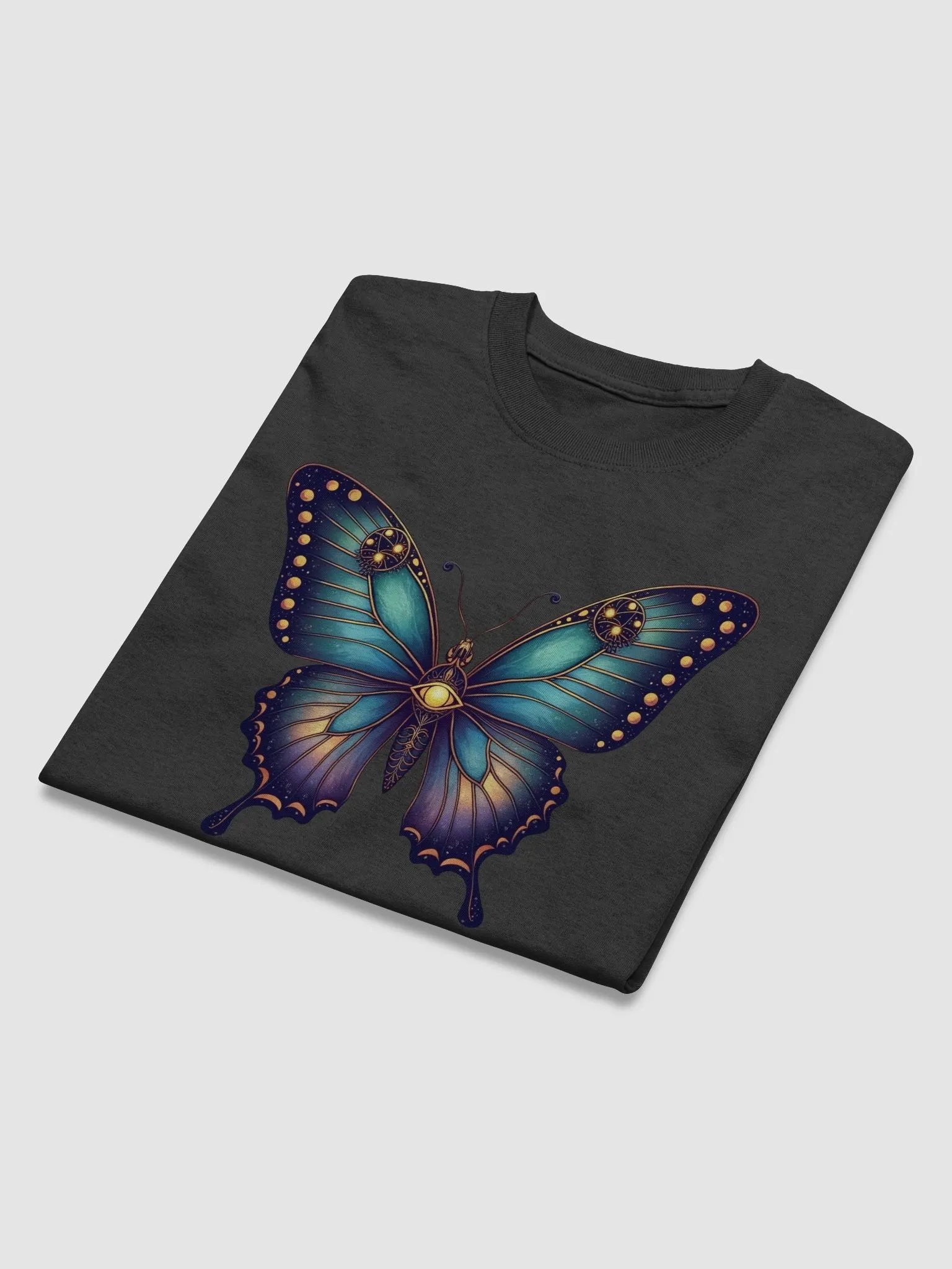 Celestial Butterfly with Third Eye Design - Mystical Boho Art product image (3)