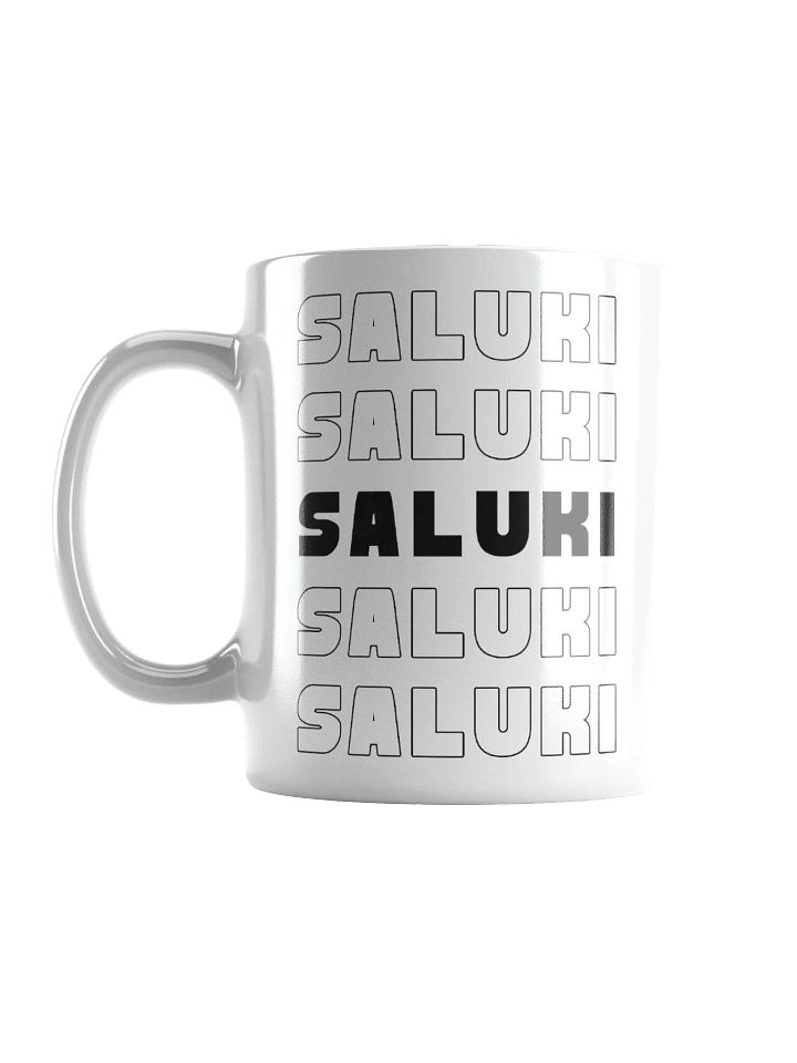 Saluki Modern Chic Small Ceramic Mug For Saluki Lovers product image (2)